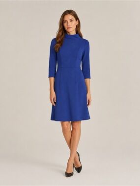 Boden Blue Ribbed dress